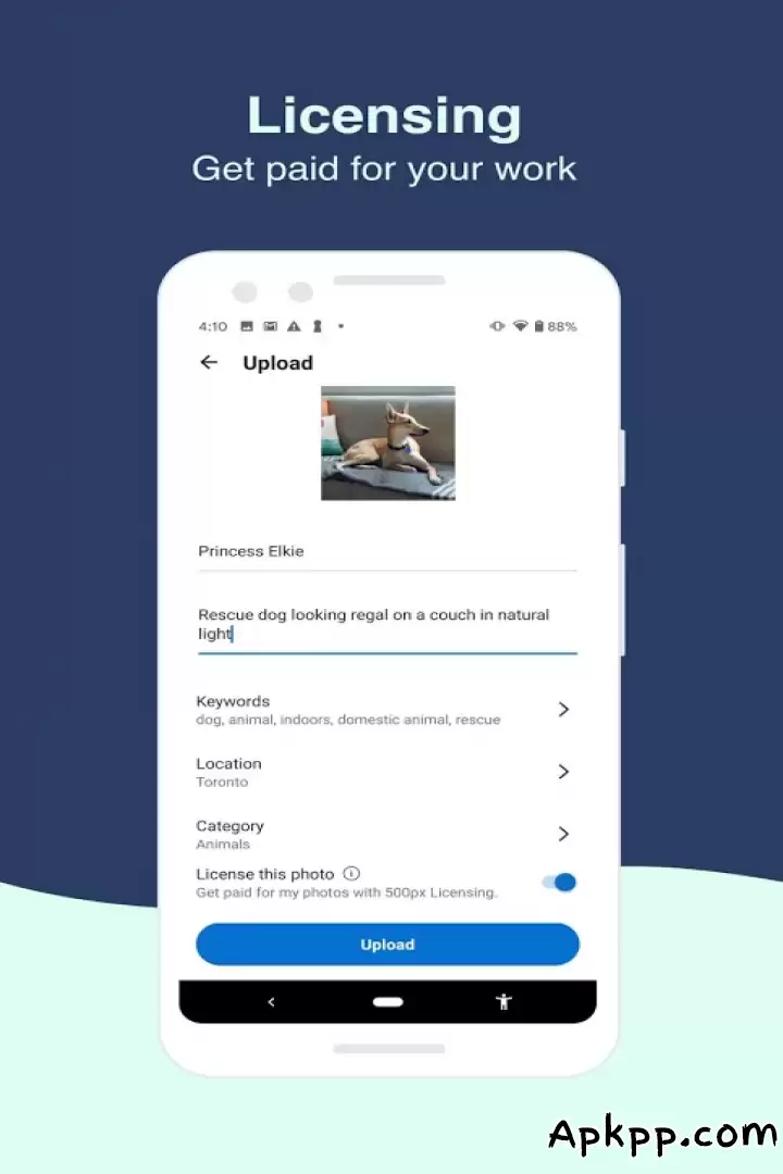 تحميل 500px APK