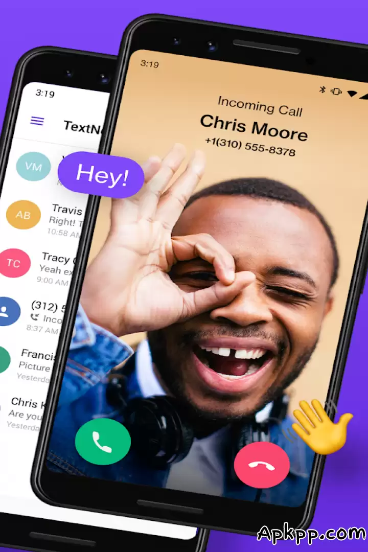 تحميل TextNow - Free US Phone Number‏ APK